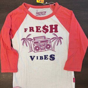 Prefresh (Chaser) boys raglan designer t shirt Fresh Vibes